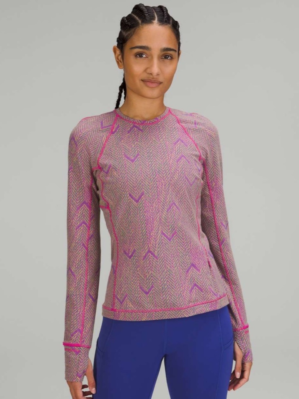 NWT Lululemon Its Rulu Run Long Sleeve Shirt *Jacquard
Reverberate Chevron